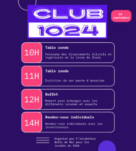 Programme du Club 1024